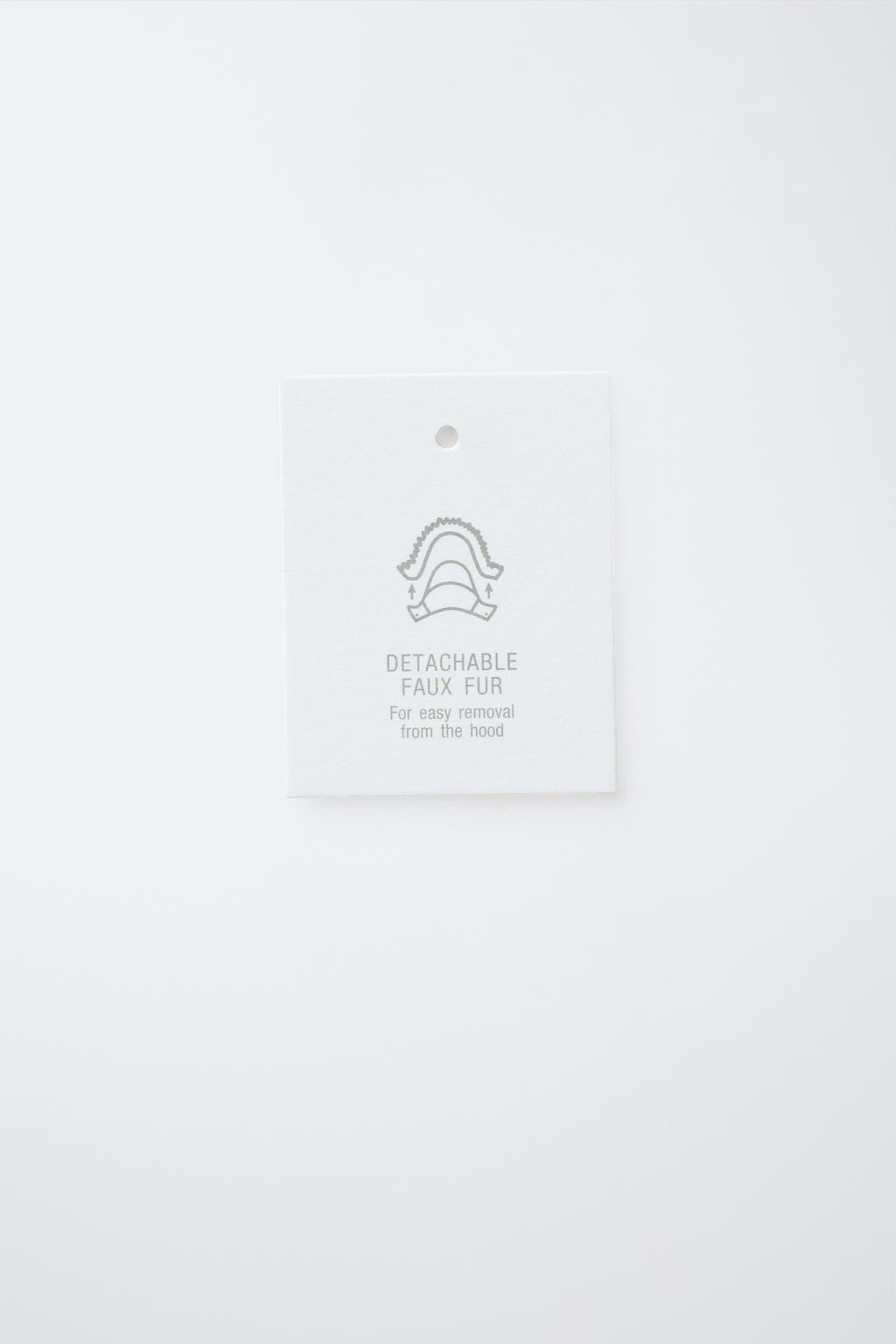 ПУХОВИК WATER REPELLENT С ОТСТЕГИВАЮЩИМСЯ МЕХОВЫМ КАПЮШОНОМ