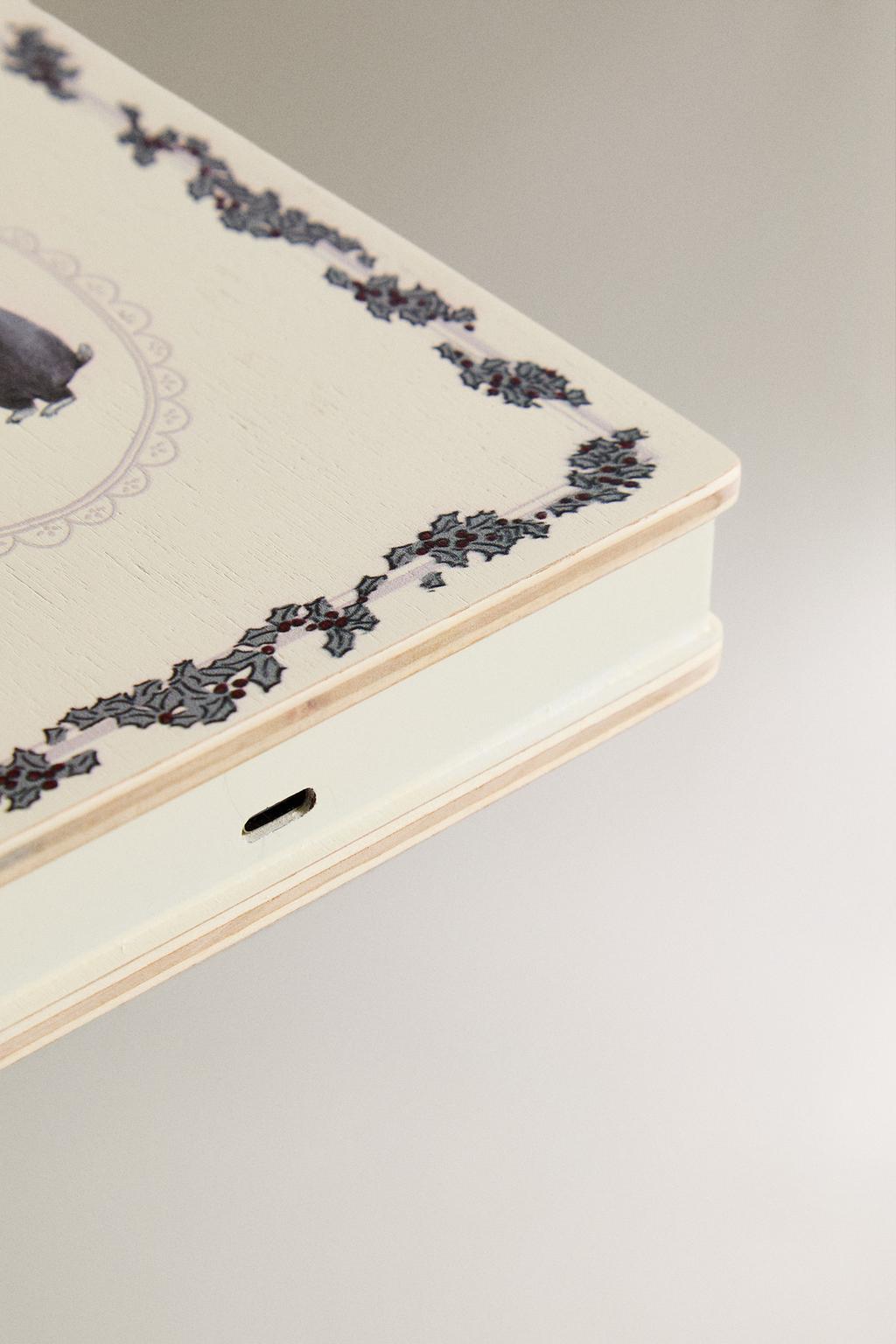 Ночник история искусства в форме книги на рождественскую ночь