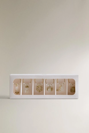 Набор блестящих стеклянных подвесок для рождественской елки (набор из 6 штук)- Заказать в России