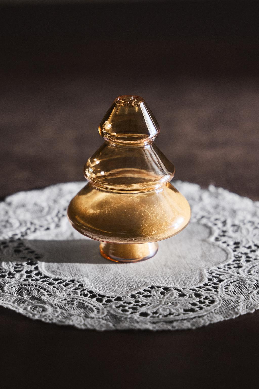 Солонка в форме ёлочки из боросиликатного стекла