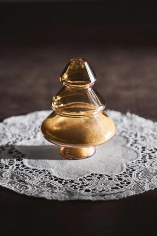 Солонка в форме ёлочки из боросиликатного стекла- Заказать в России