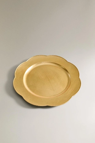 Рождественский сервизный тарелка с волновым краем- Заказать в России