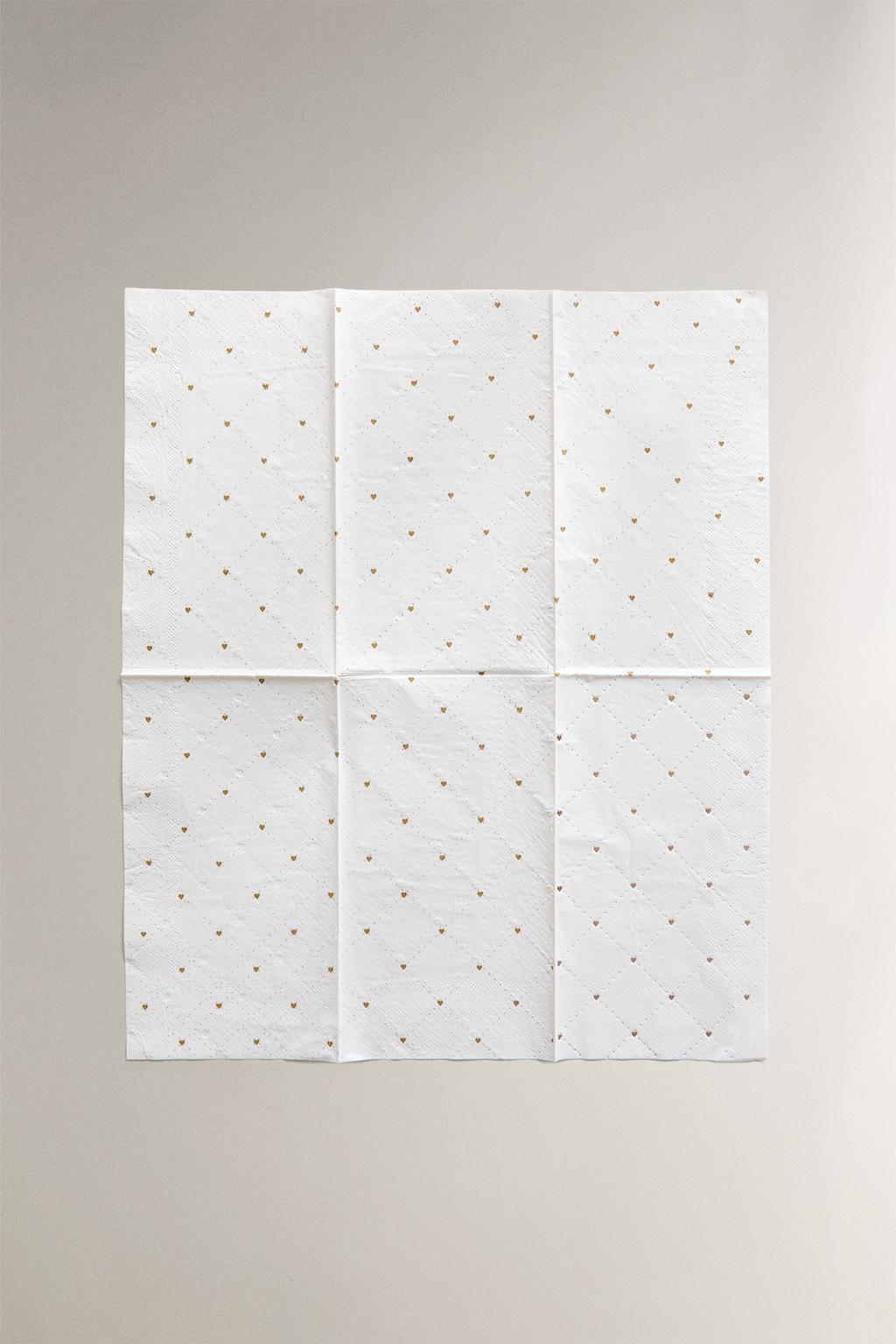 Набор бумажных салфеток с блестящими рождественскими мотивами (набор из 30)