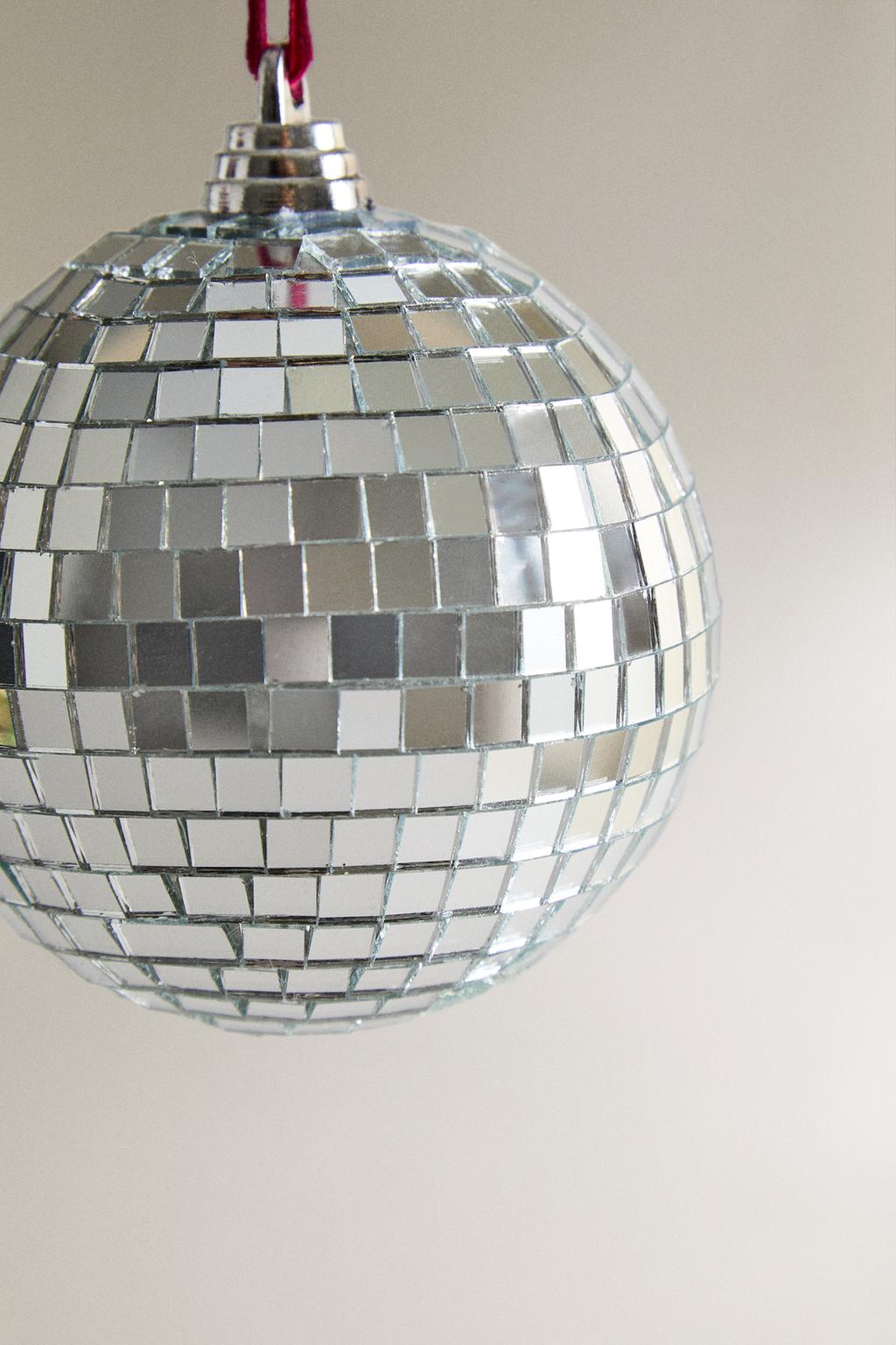 Рождественская елочная игрушка-шар christmas disco