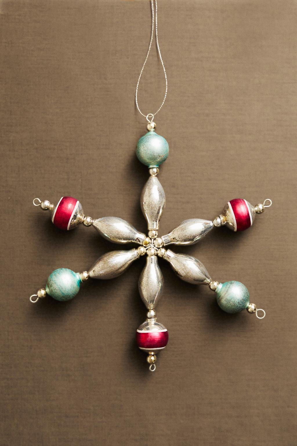 Ретро звезда рождественская ёлочная игрушка