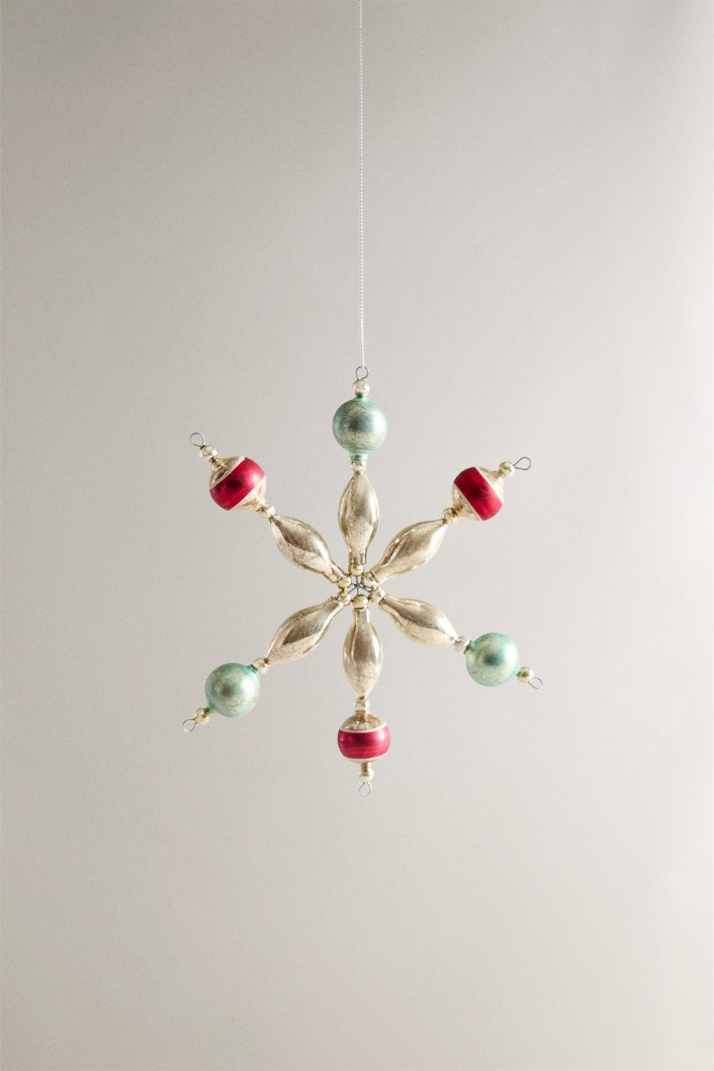 Ретро звезда рождественская ёлочная игрушка