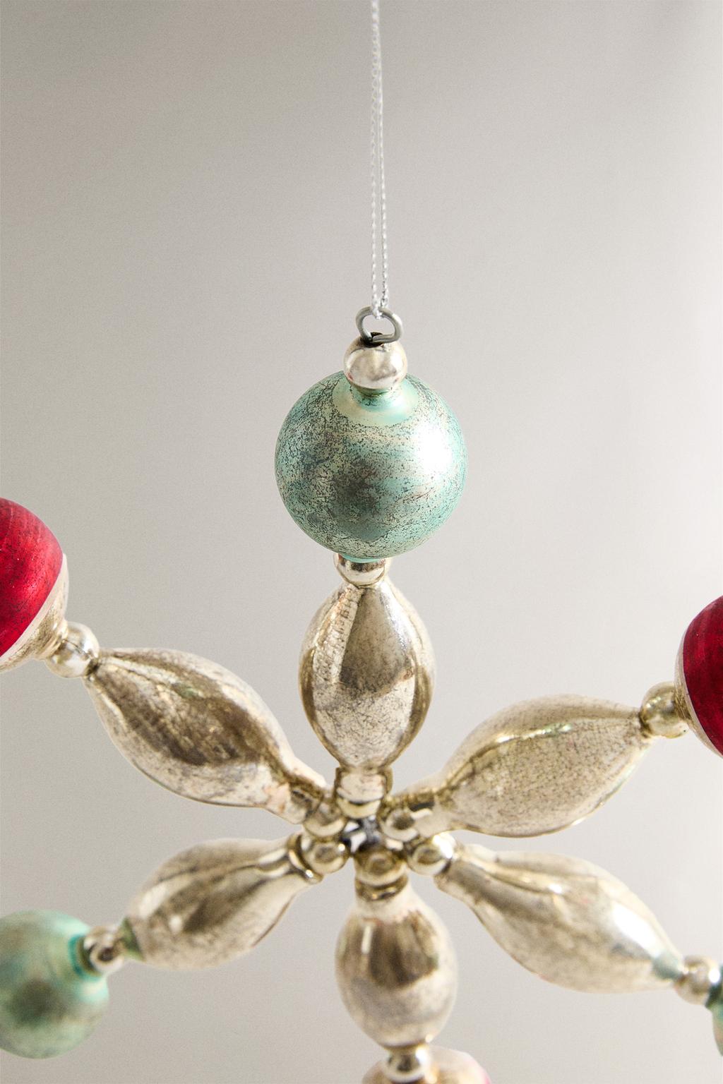 Ретро звезда рождественская ёлочная игрушка