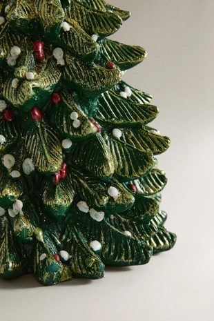 Декоративная свеча в форме рождественской елки- Заказать в России