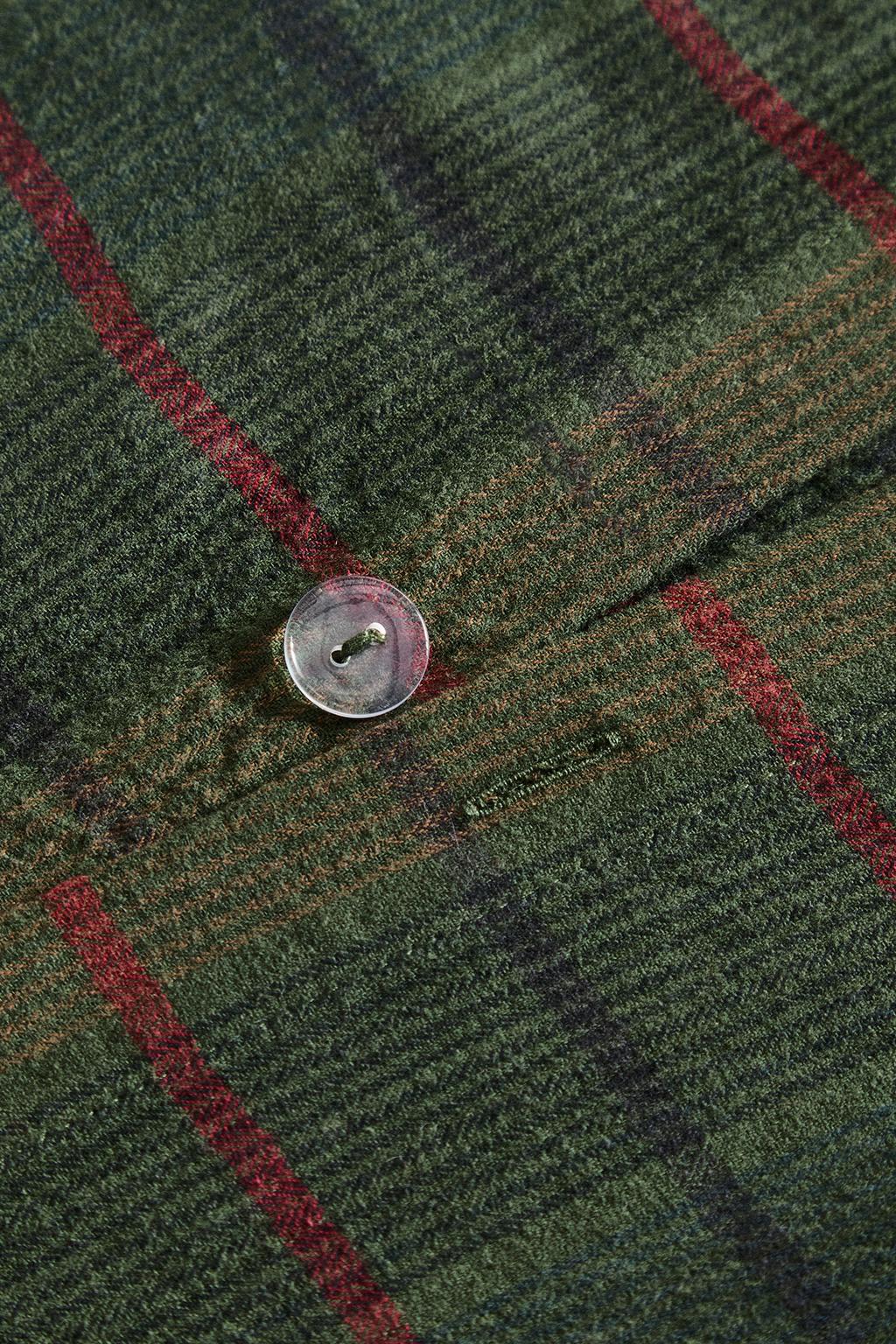 Рождественское хлопковое одеяло с клетчатым узором