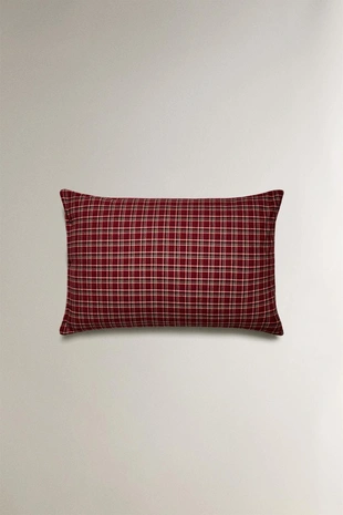 Пододеяльник из рождественской фланели в красную клетку- Заказать в России