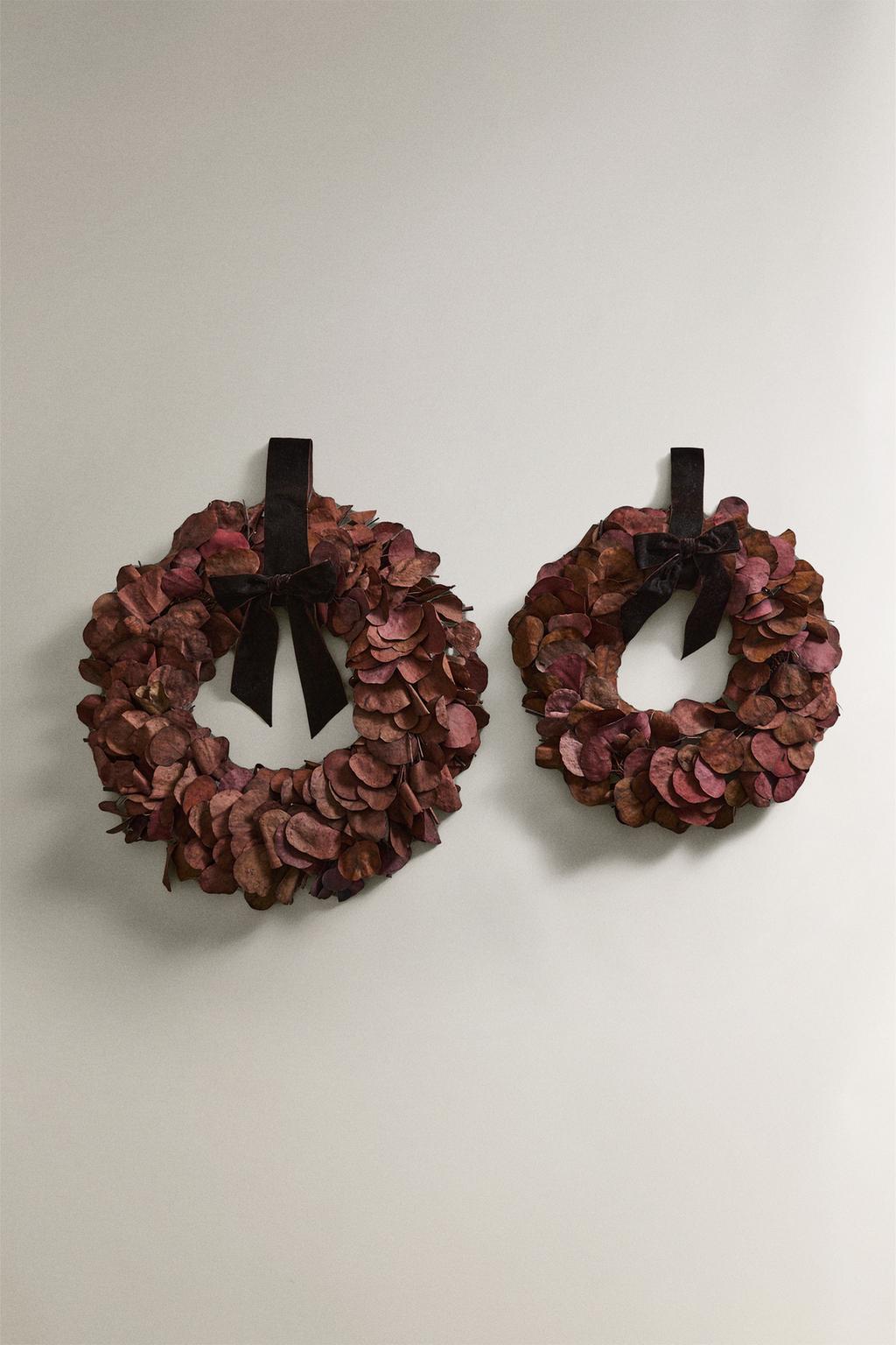 Рождественский венок из эвкалипта