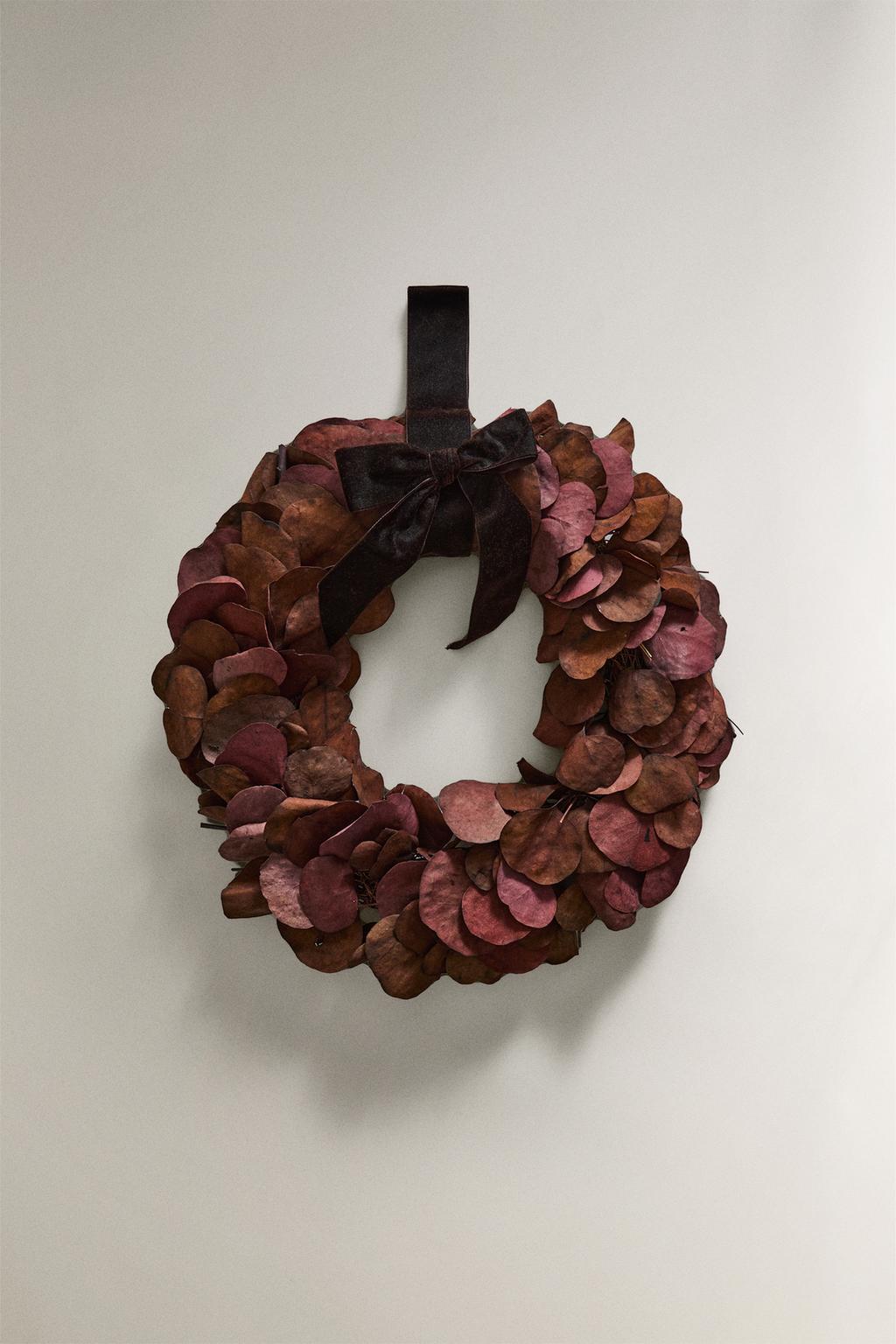 Рождественский венок из эвкалипта