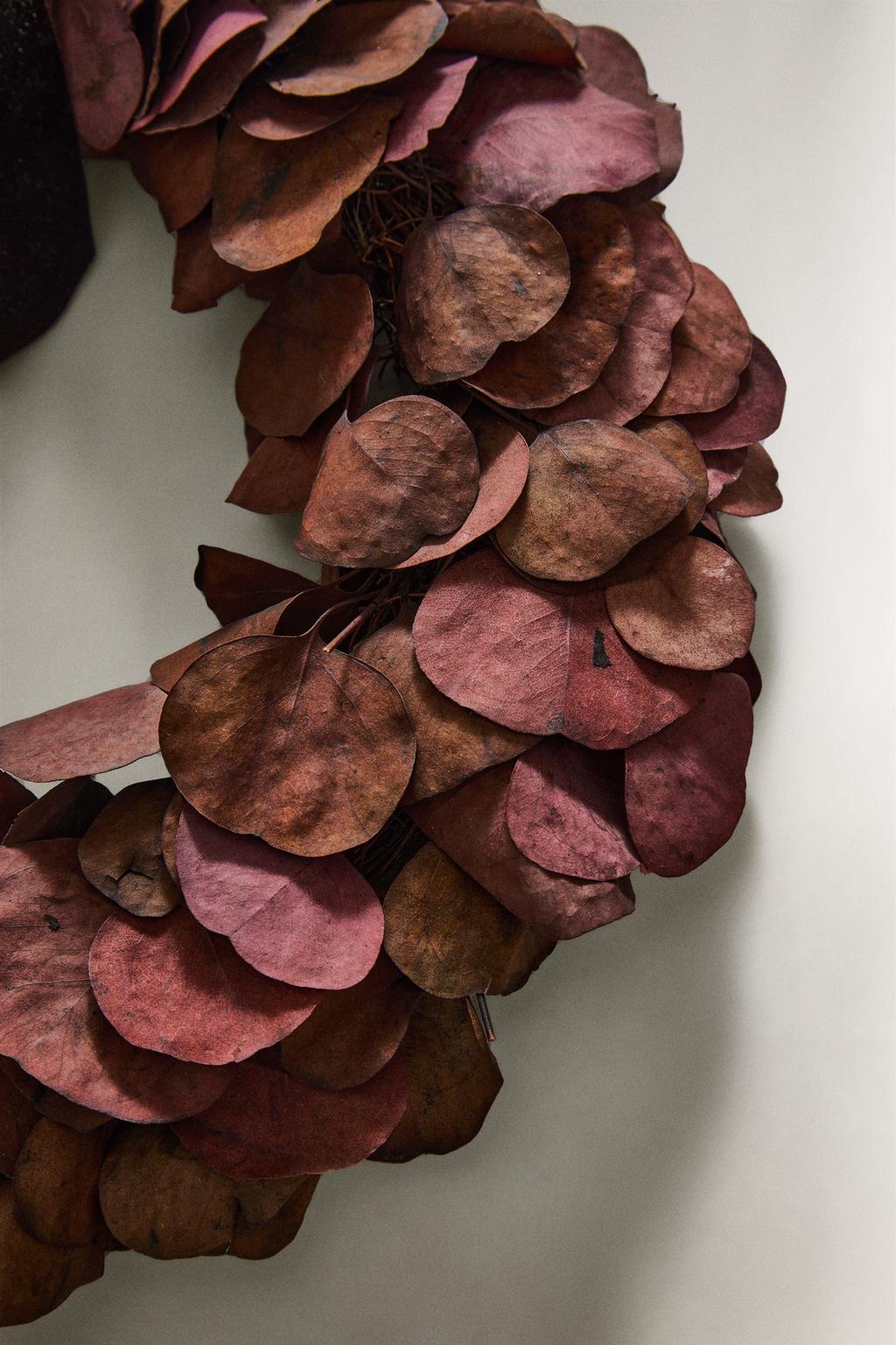 Рождественский венок из эвкалипта