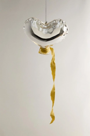 Украшение для ёлки в форме сердца с воздушным шаром- Заказать в России