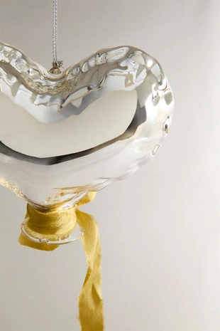 Украшение для ёлки в форме сердца с воздушным шаром- Заказать в России