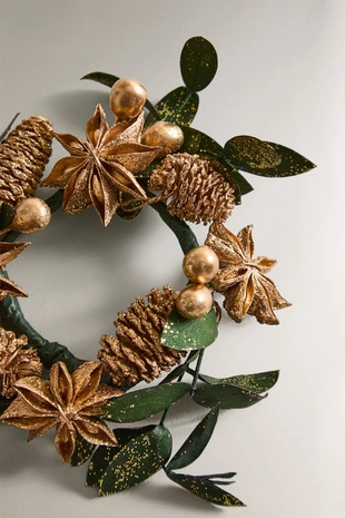 Набор блестящих рождественских кольцев для салфеток (набор из 4 штук)- Заказать в России