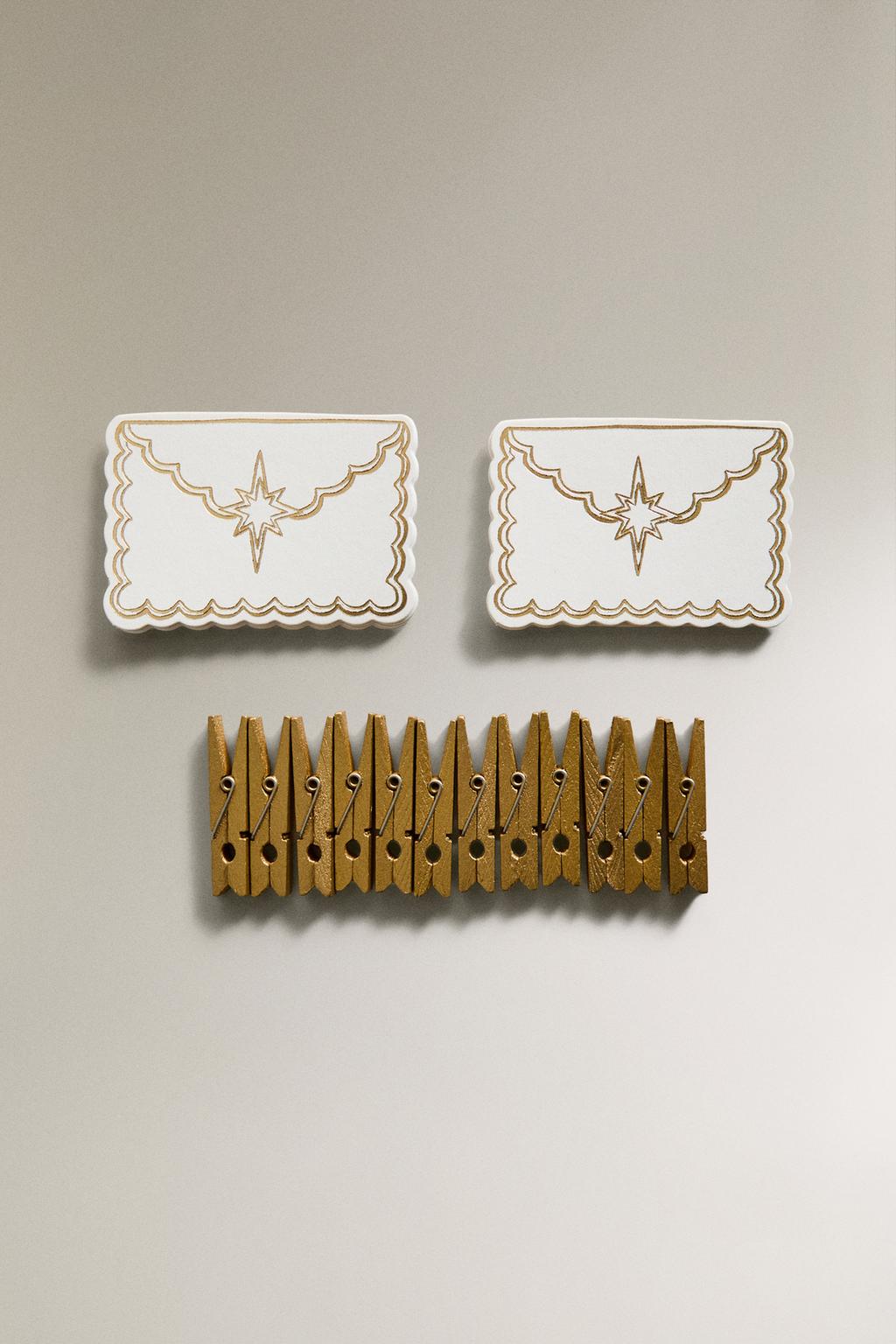 Набор рождественских конвертов для карточек с названием гостя (набор из 12 штук)