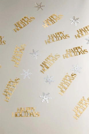 Блестящая рождественская конфетти в форме снежинок- Заказать в России