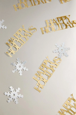 Блестящая рождественская конфетти в форме снежинок- Заказать в России