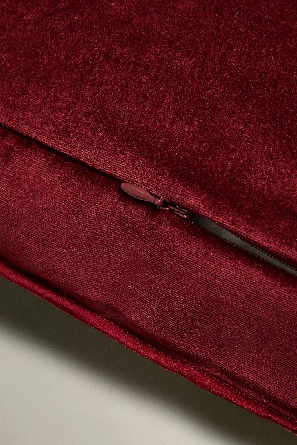 Вельветовая джаккардовая подушка для рождества