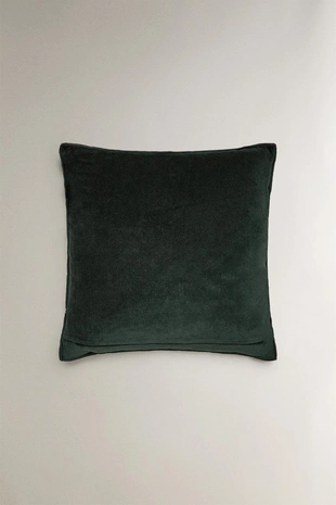 Велюровая джаккардовая рождественская наволочка- Заказать в России