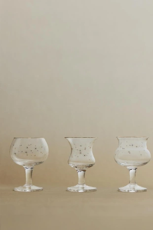 Набор стеклянных рождественских шотов (набор из 3)- Заказать в России