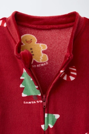 Red | 8501/337/600 - Zara Комбинезон VELVET TREES AND COOKIES