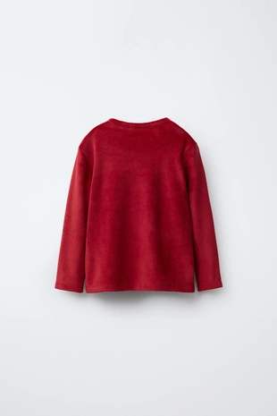 Red | 8501/336/600 - Zara Пижама AGES 2-6 / VELVET COOKIE PATCH