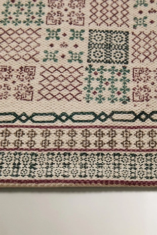 Рождественский хлопковый коврик с тиснением- Заказать в России