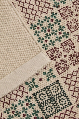 Рождественский хлопковый коврик с тиснением- Заказать в России