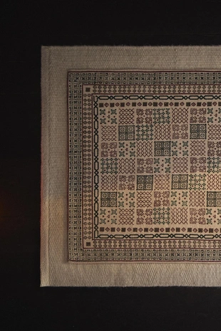 Рождественский хлопковый коврик с тиснением- Заказать в России