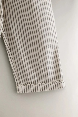 Набор детских пижам в полоску на рождество (набор из 2 штук)- Заказать в России