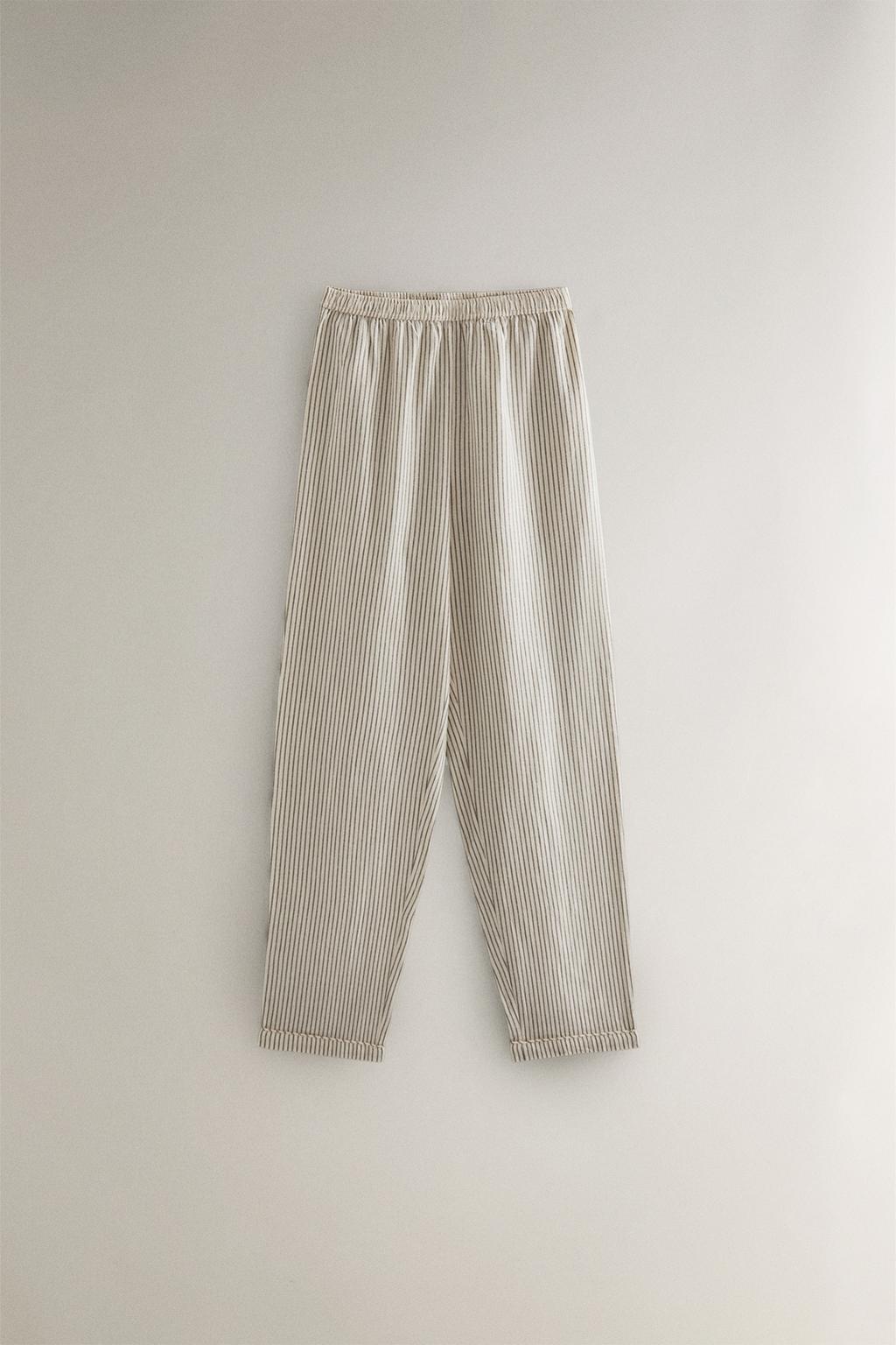 Набор полосатых рождественских пижам (набор из 2)