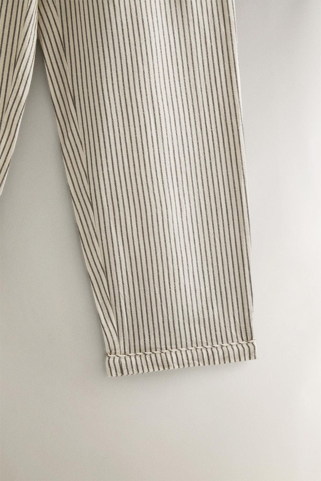 Набор полосатых рождественских пижам (набор из 2)