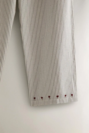 Набор полосатых рождественских пижам с GATHERING (набор из 2)- Заказать в России