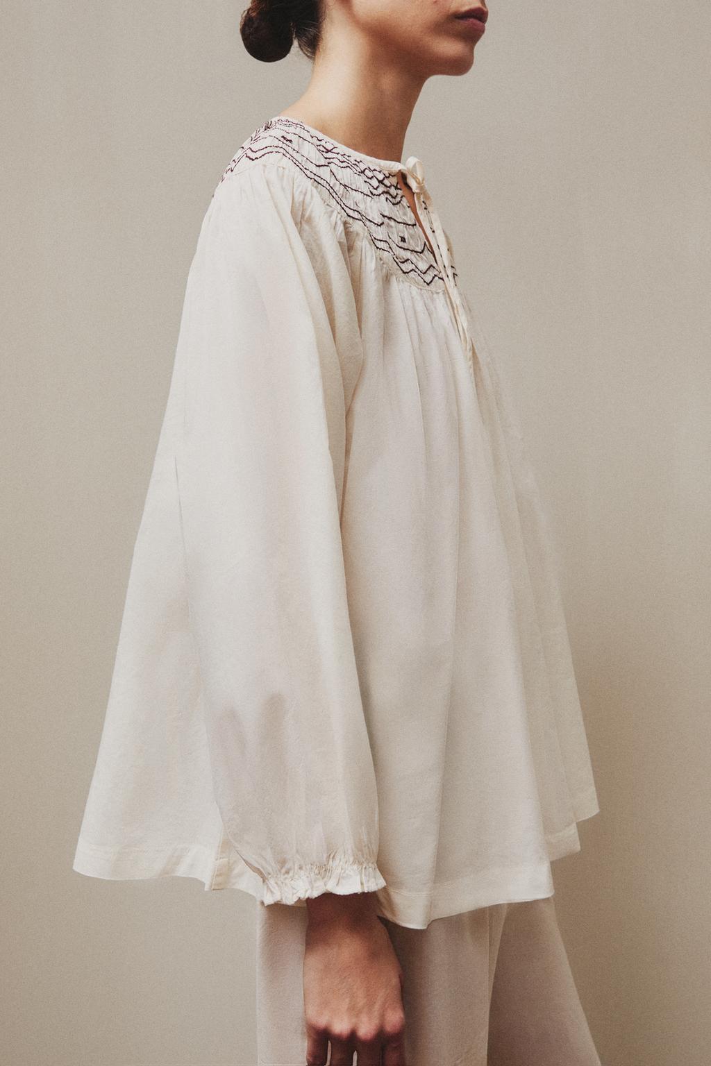 Рубашка сборкой на рождество