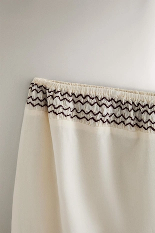 Пижамные брюки сборками на рождество- Заказать в России