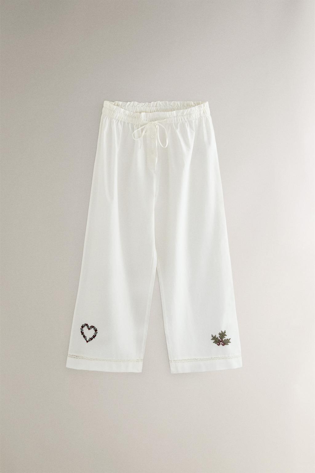 Вышитые рождественские штаны