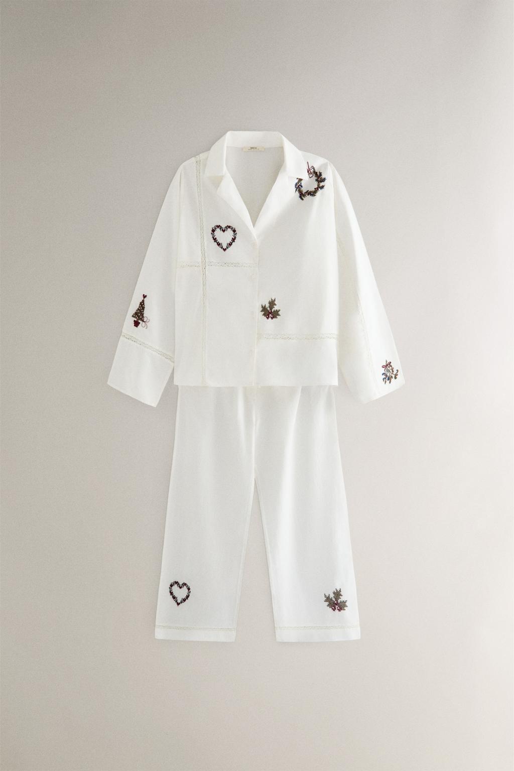 Вышитые рождественские штаны