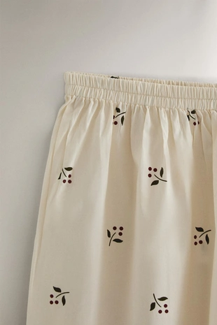 Штаны с рождественским принтом листьев- Заказать в России