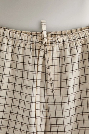 Набор рождественских пижам из хлопка в клетку- Заказать в России