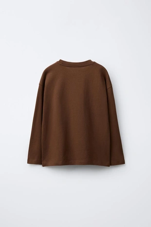 Купить Zara Базовая футболка MEDIUM WEIGHT