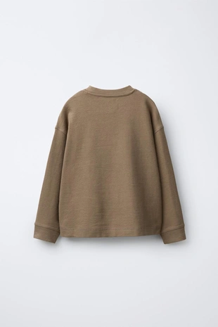 Купить Zara Футболка из рельефной ткани