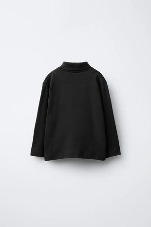 Купить Zara Лонгслив с высоким воротником