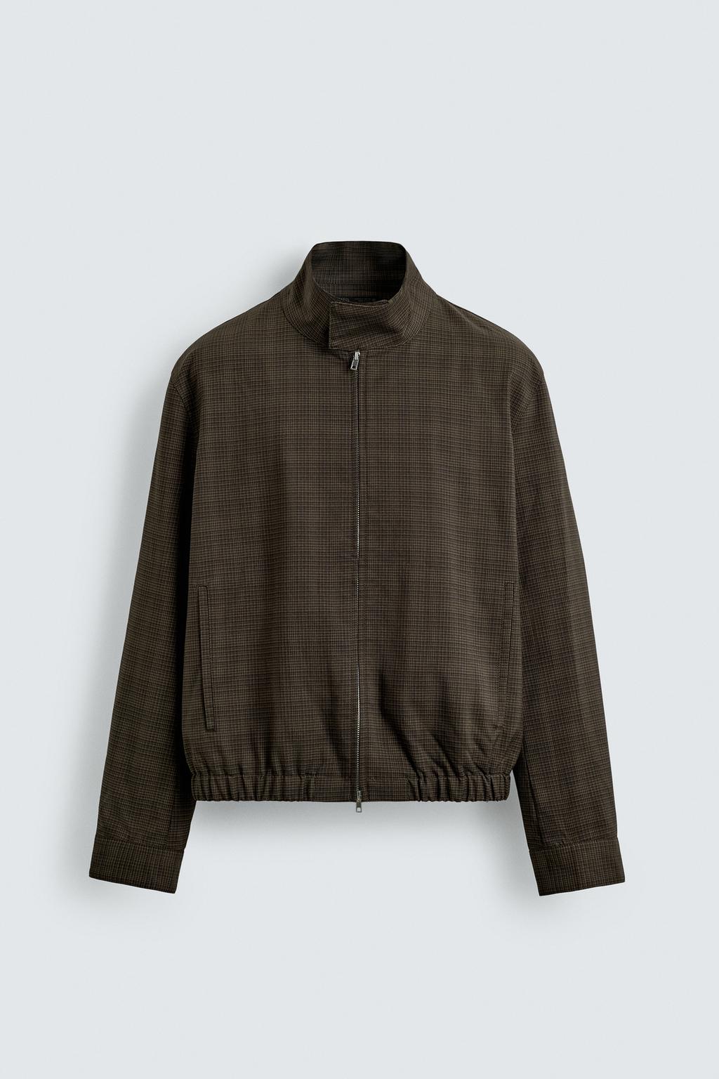 УКОРОЧЕННАЯ КУРТКА В КЛЕТКУ