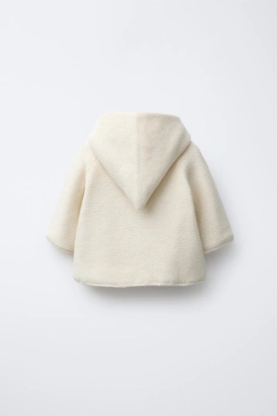 Купить Zara Пальто с капюшоном и застежками-тоггл