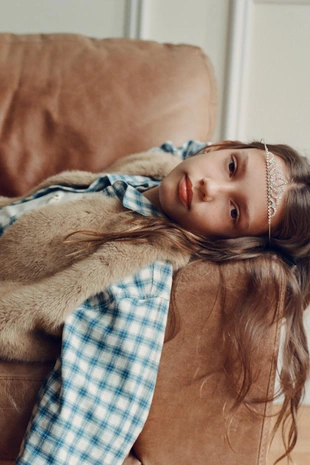 Купить Zara Жилет из искусственного меха