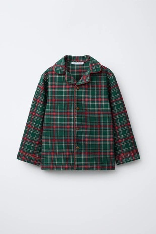 Купить Zara 6-14 лет/ фланелевая пижама в клетку