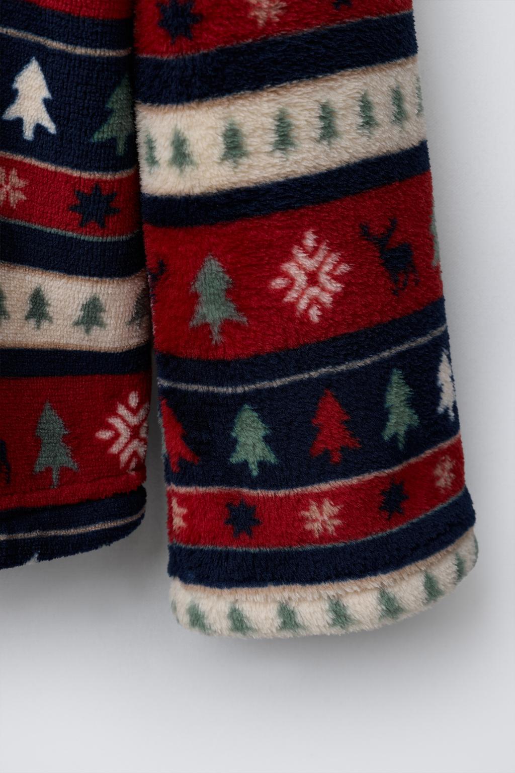 Пижама с деревом на мягкой ткани для возраста 6-14 лет