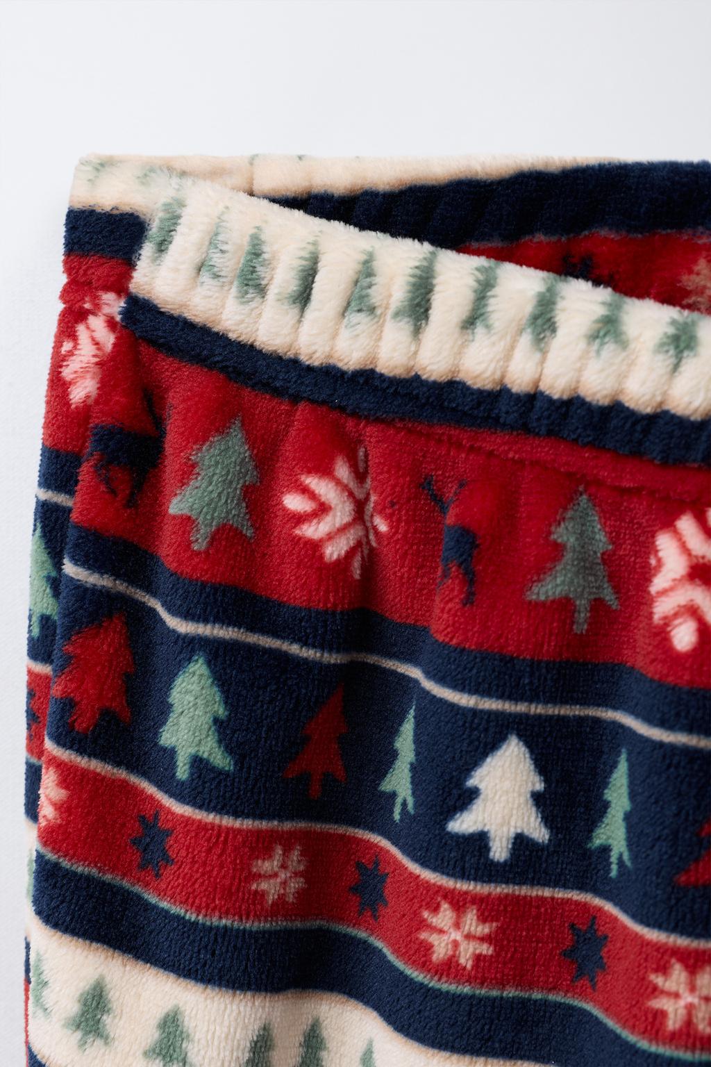 Пижама с деревом на мягкой ткани для возраста 6-14 лет